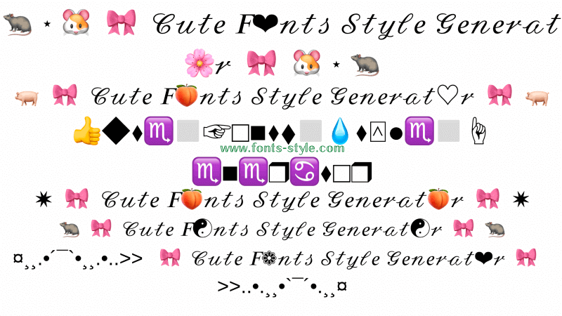 cute-fonts-style